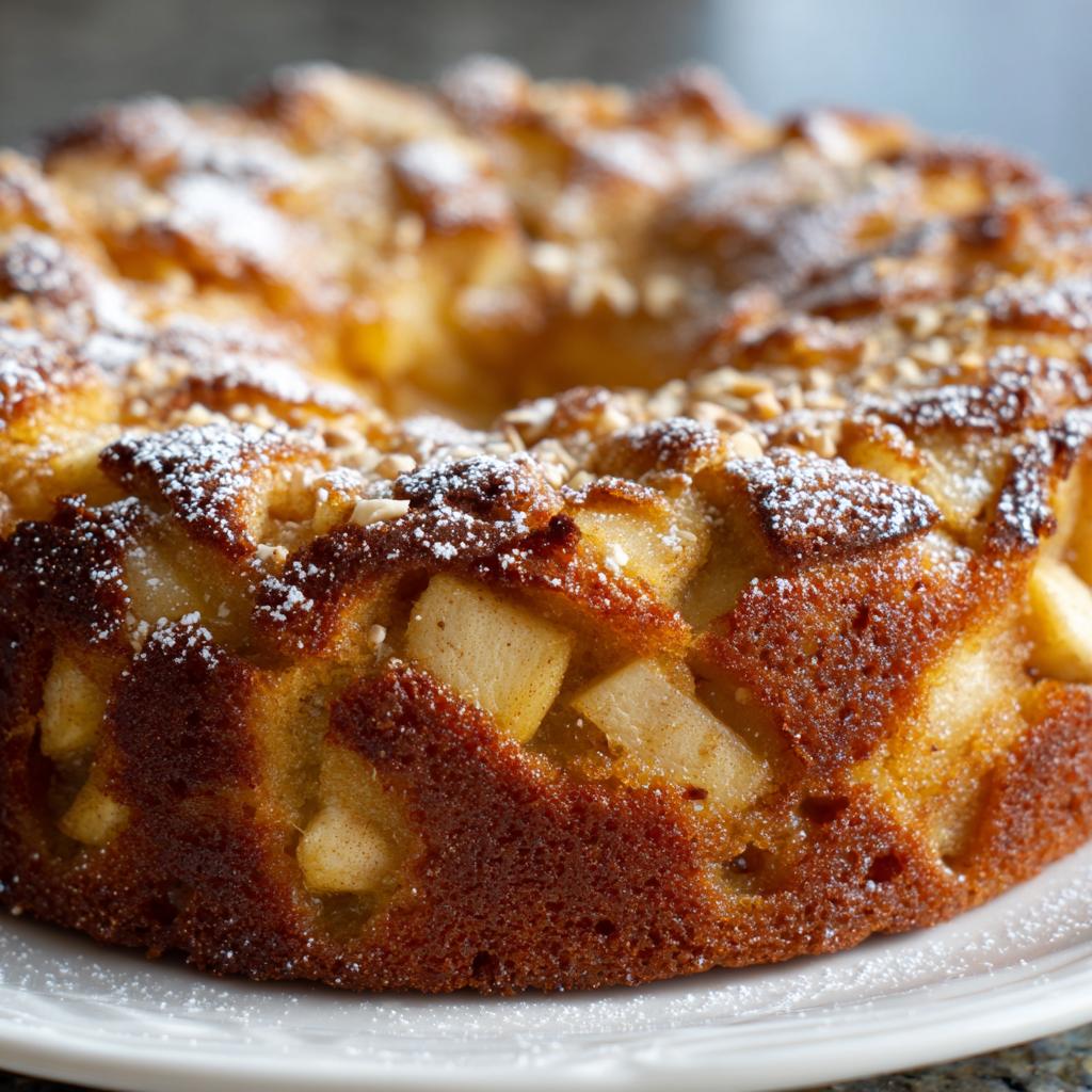 Apfelkuchen mit Apfelmus - detail 1