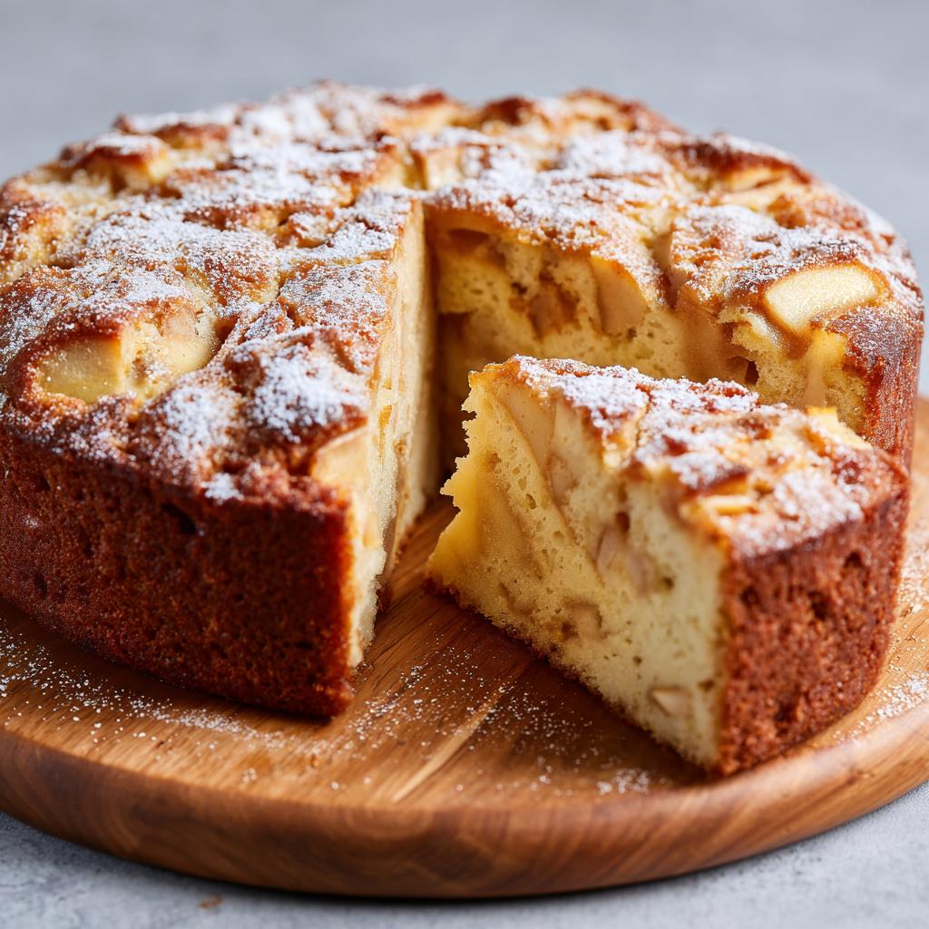 Apfelkuchen mit Apfelmus