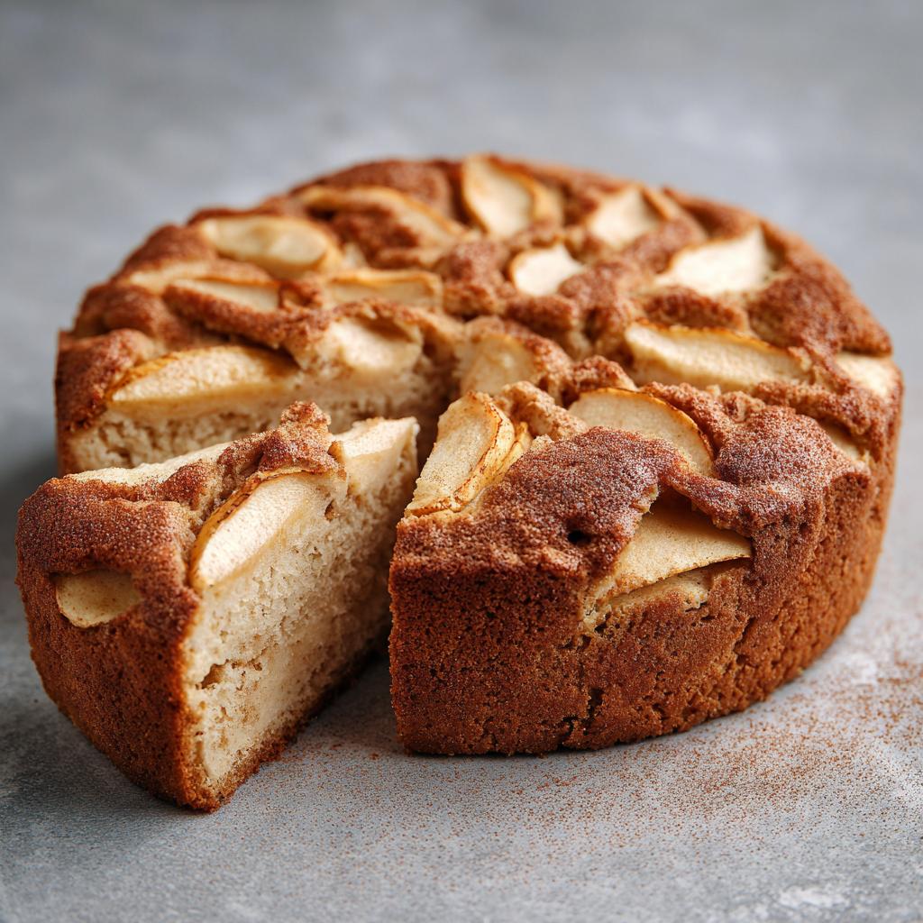 Apfelkuchen mit Protein - detail 1