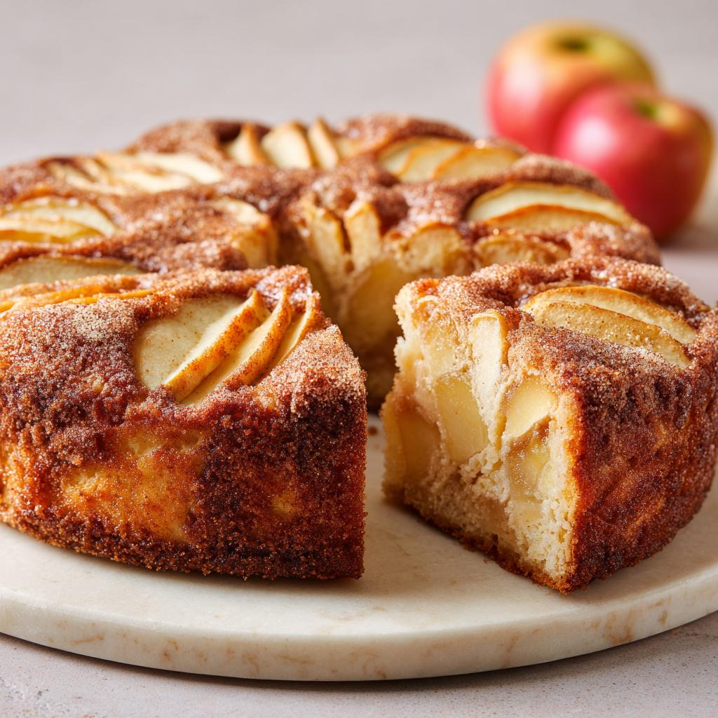 Apfelkuchen mit Zimt-Zucker-Kruste - detail 1