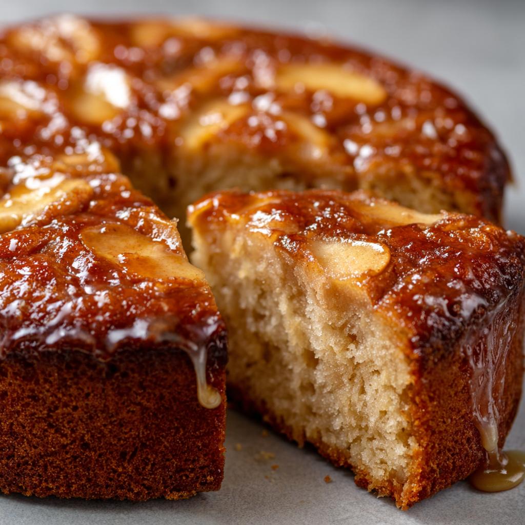 Apfelkuchen mit Zuckerglasur