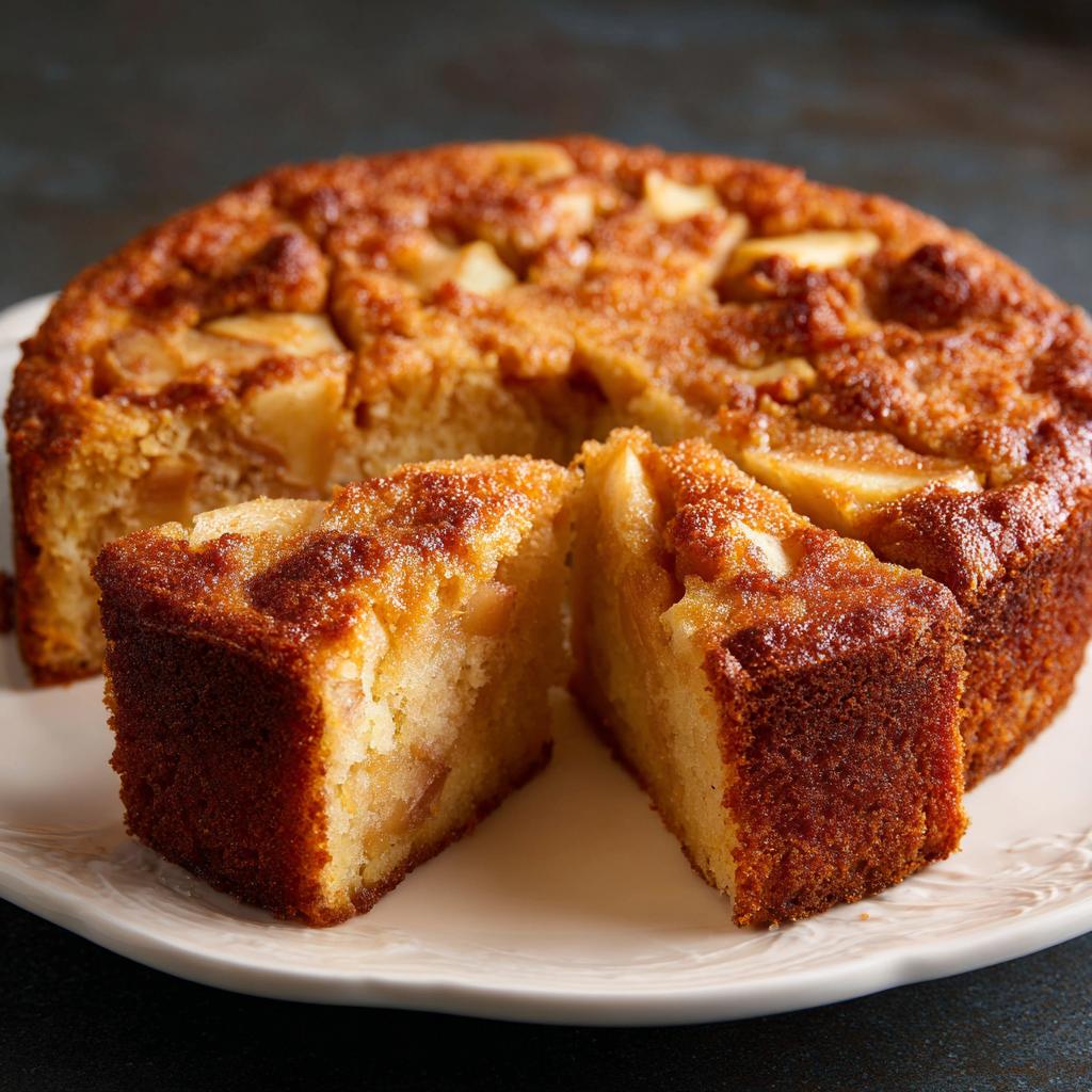Apfelpuddingkuchen