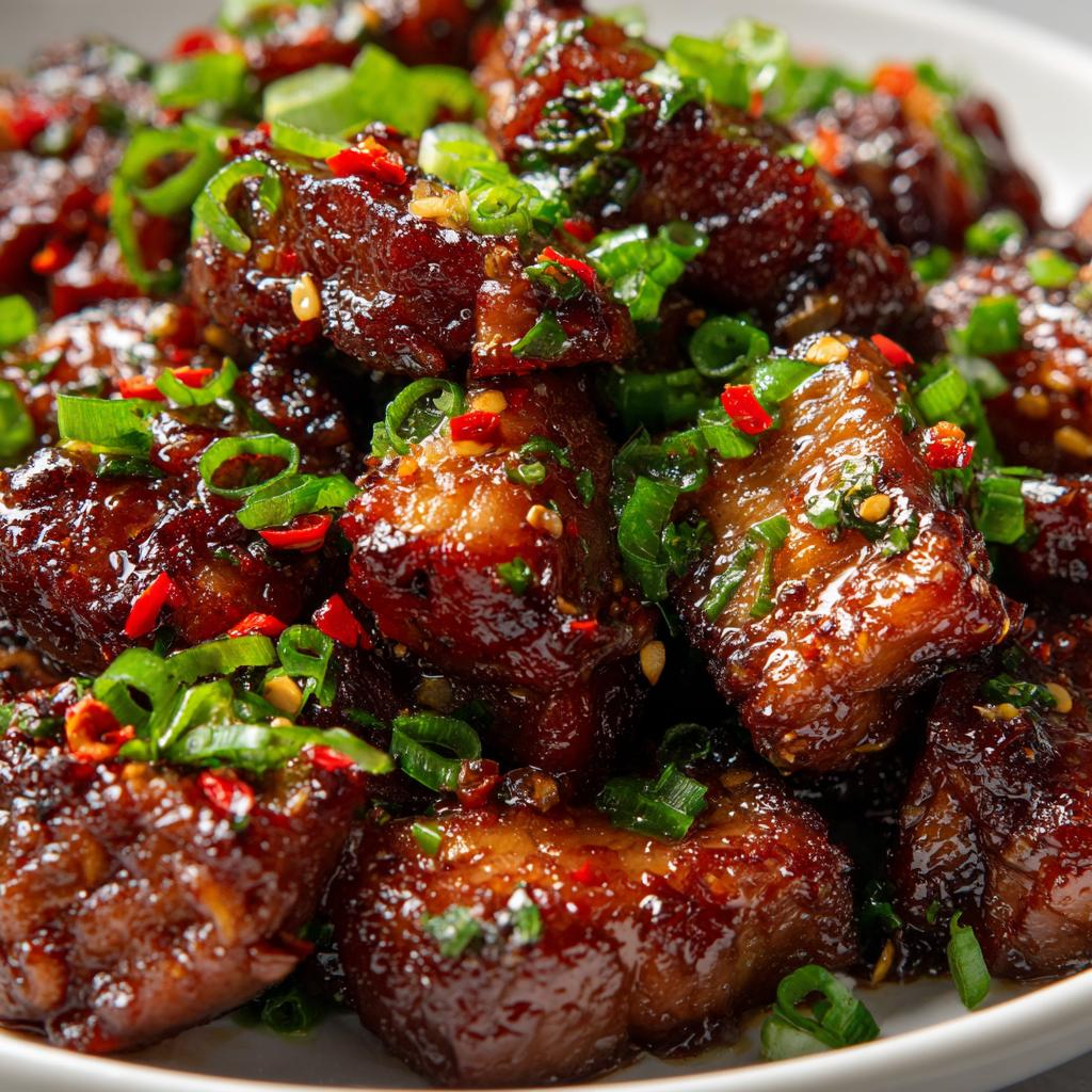 Asiatisch mariniertes Fleisch