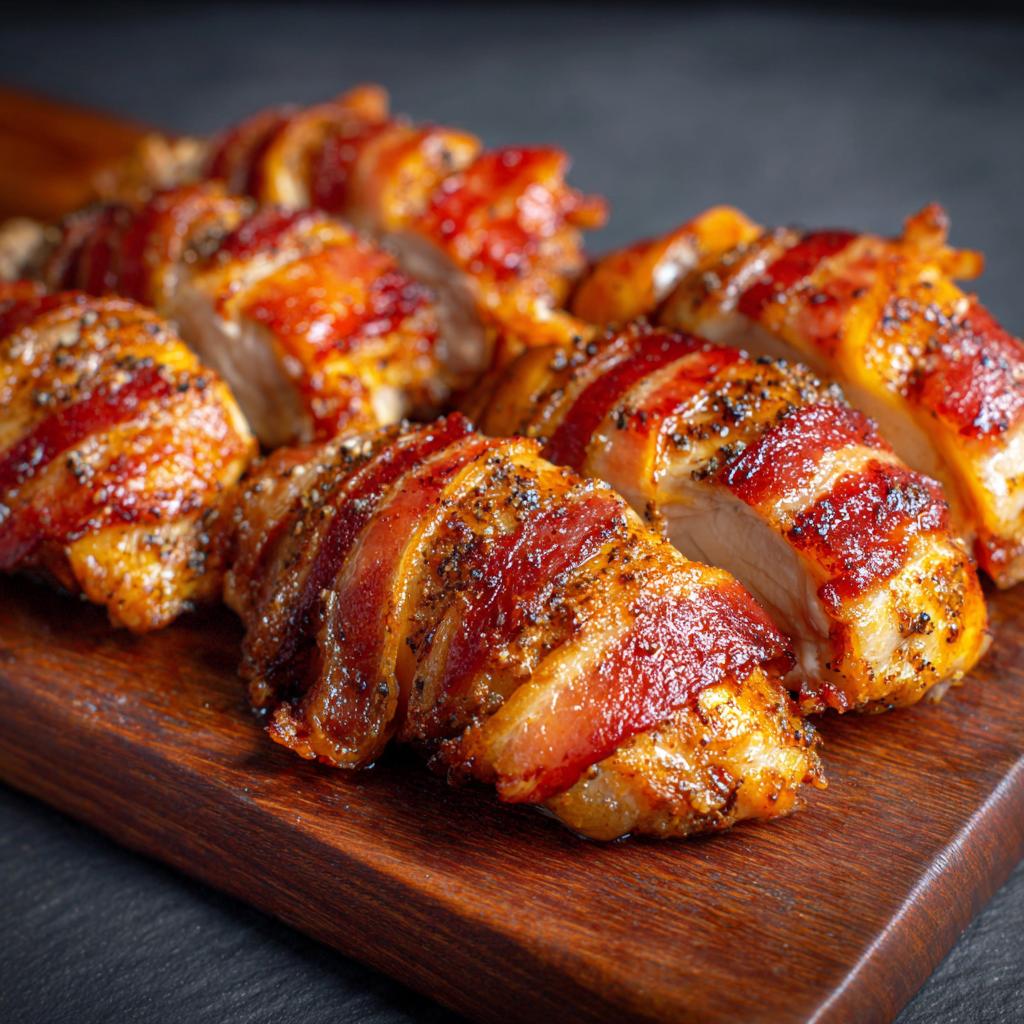 Bacon-Wrapped Hähnchenbrust