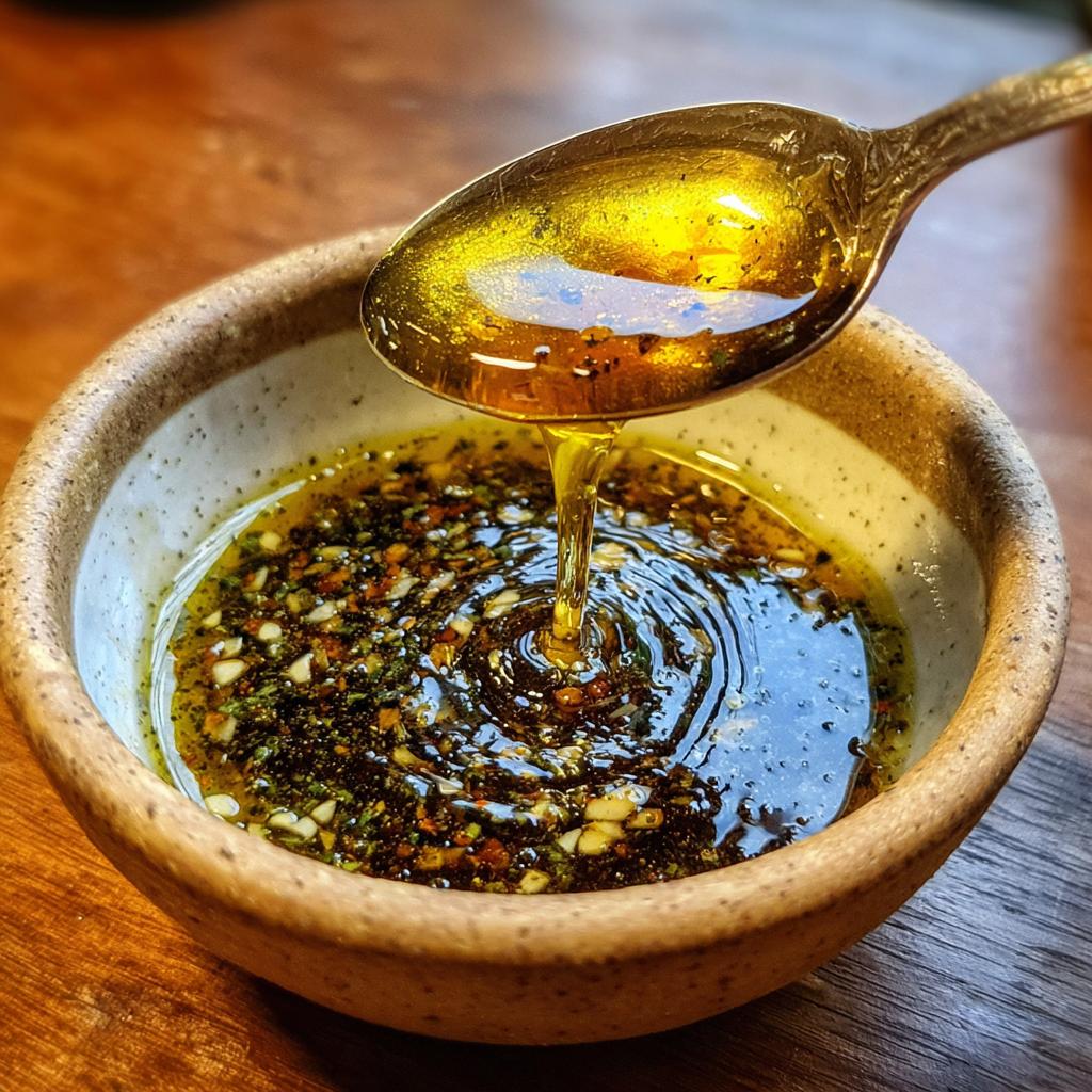 Balsamico-Dressing mit Honig und Senf