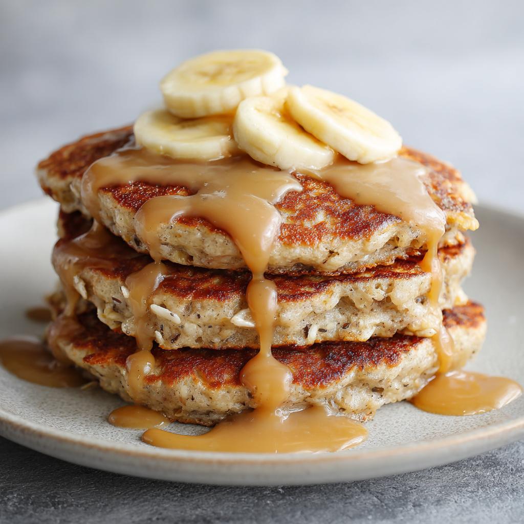 Bananen-Haferflocken-Pfannkuchen