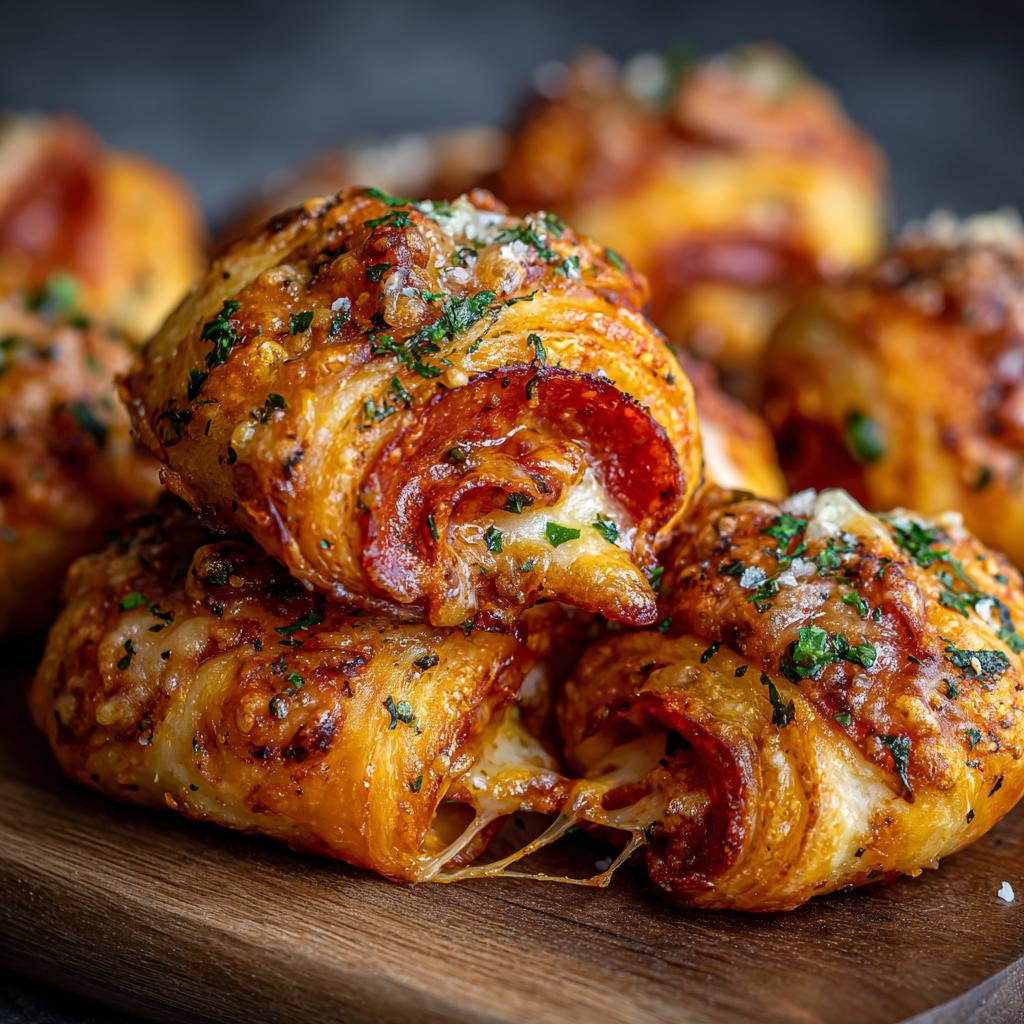 Blätterteig-Pizza-Röllchen - detail 1
