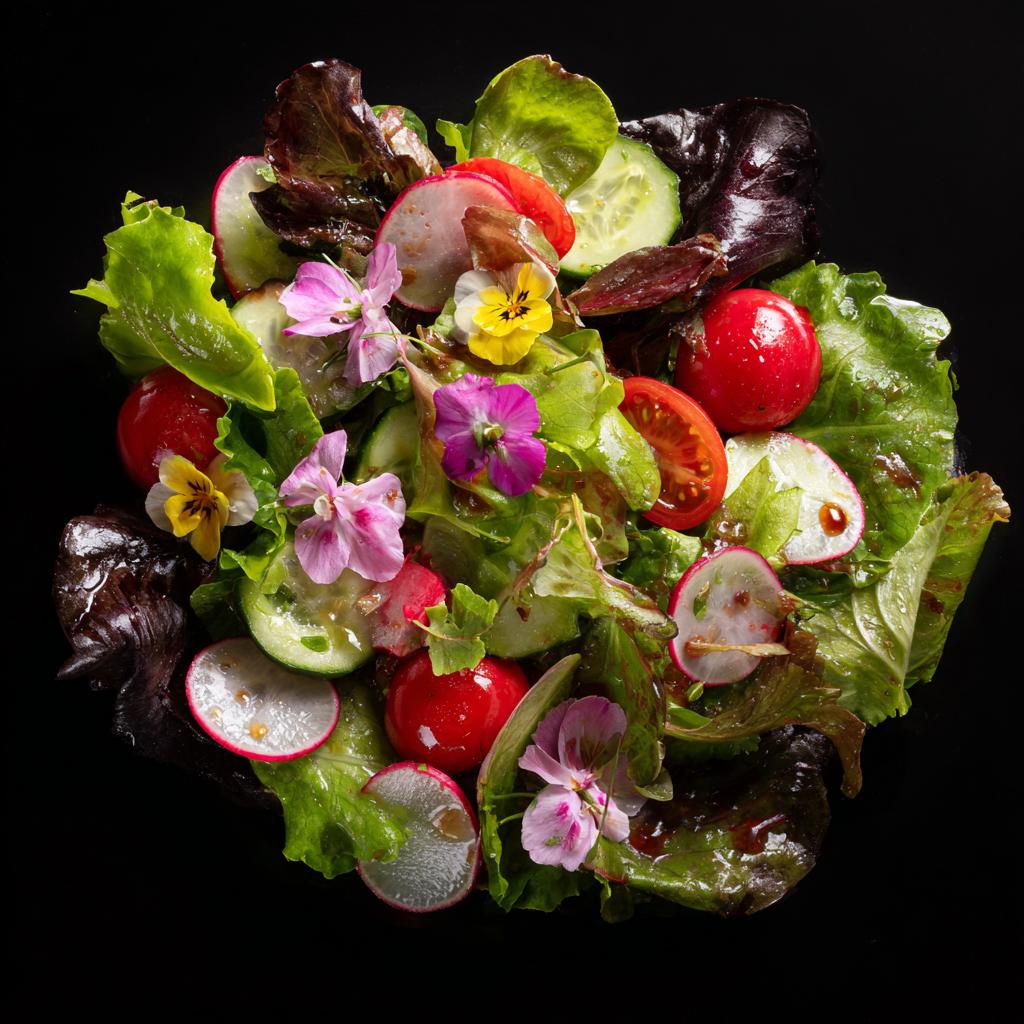 Blumiger Bunter Salat - detail 1