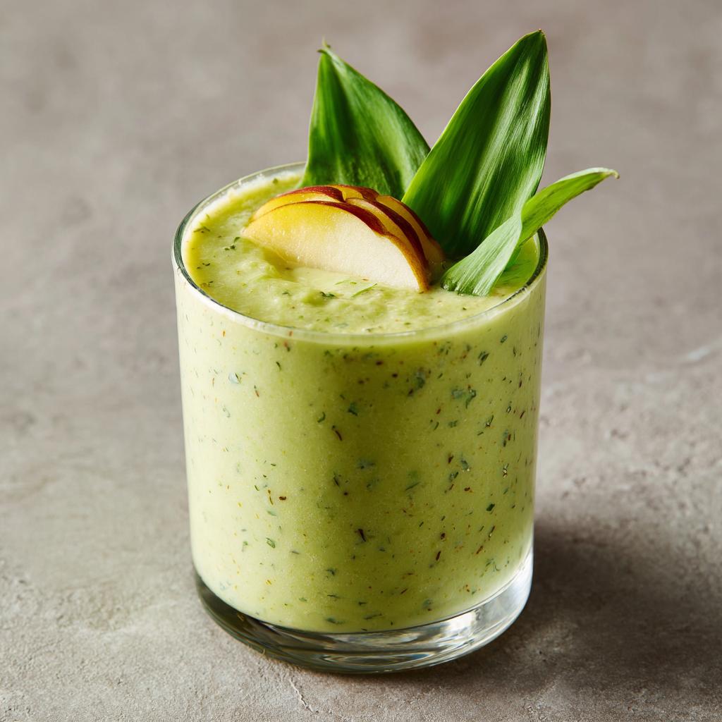 Bärlauch-Apfel-Smoothie - detail 1