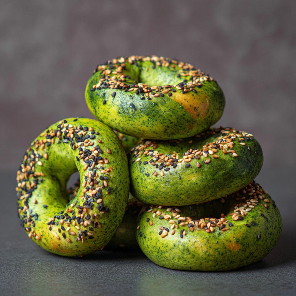 Bärlauch-Bagels - detail 1