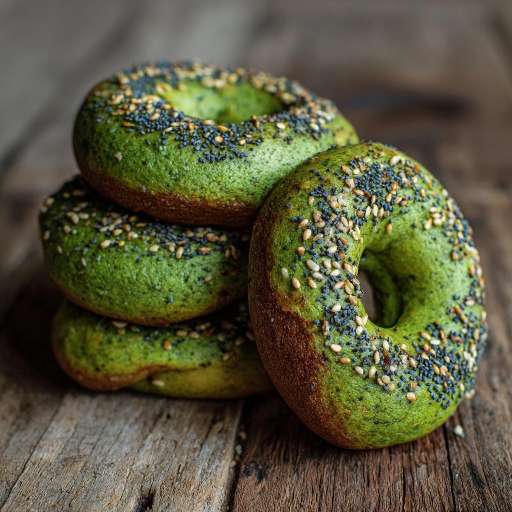 Bärlauch-Bagels