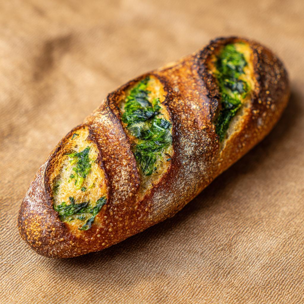 Bärlauch-Baguette - detail 1