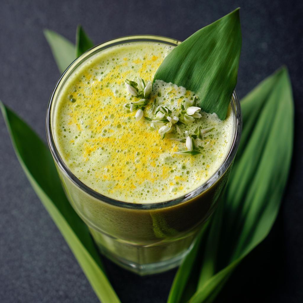 Bärlauch-Bananen-Smoothie - detail 1