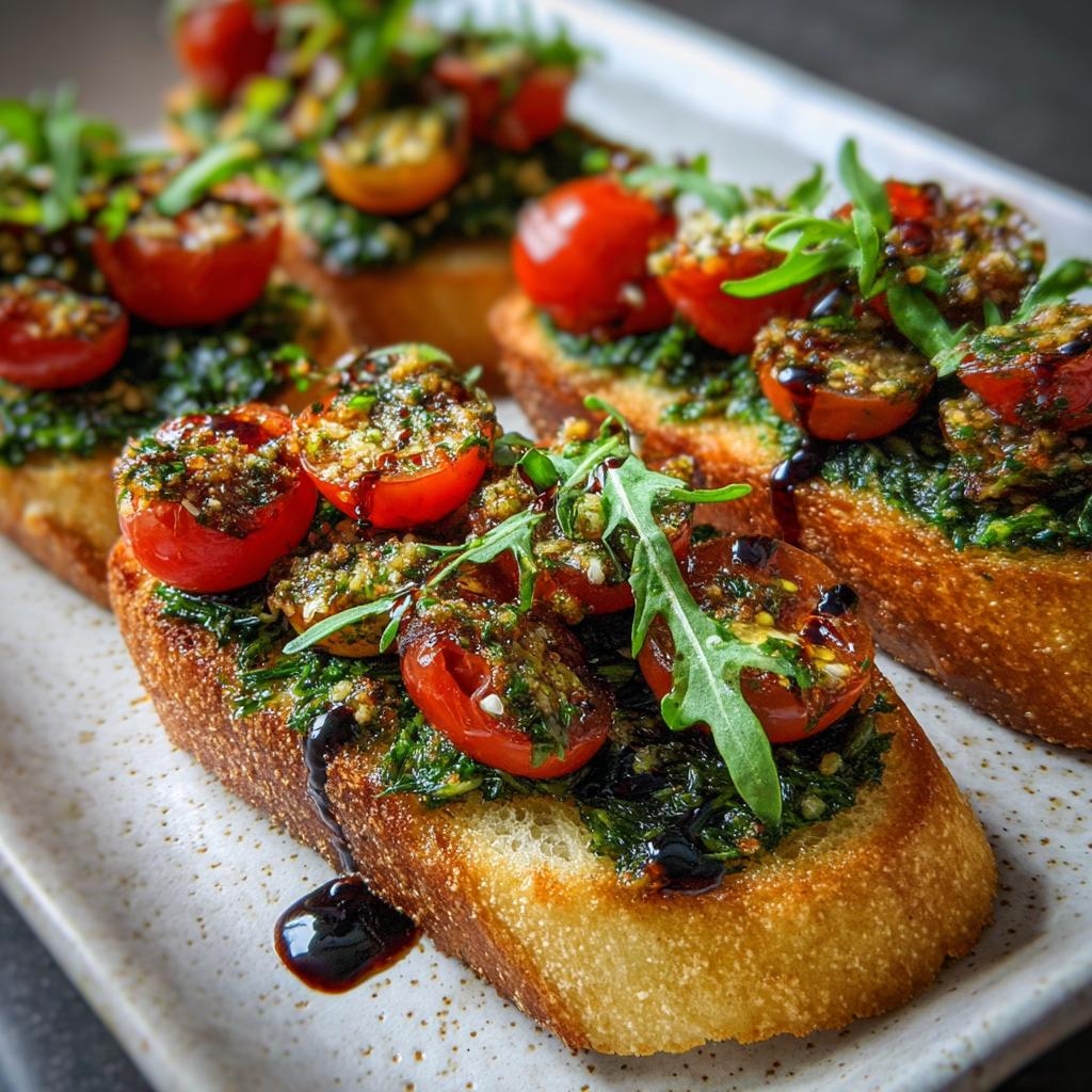 Bärlauch-Bruschetta