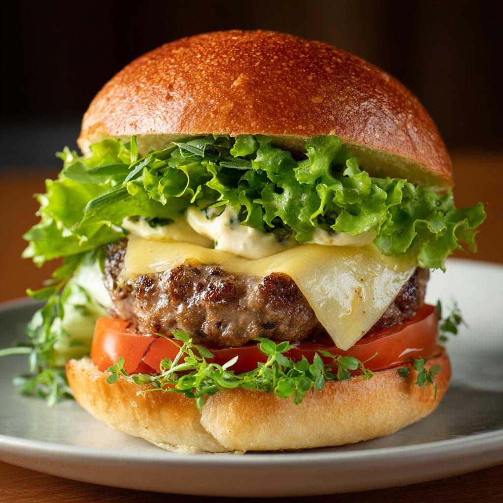 Bärlauch-Burger - detail 1