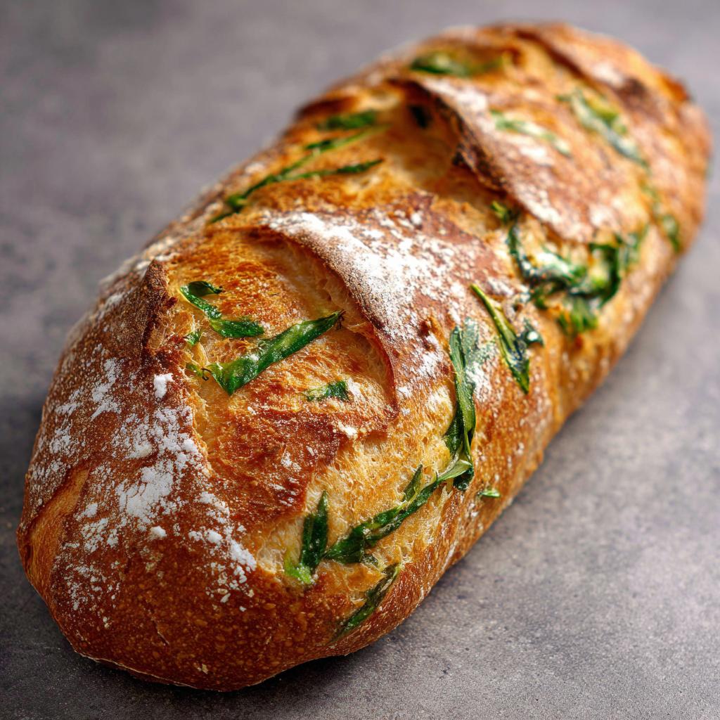 Bärlauch-Ciabatta - detail 1