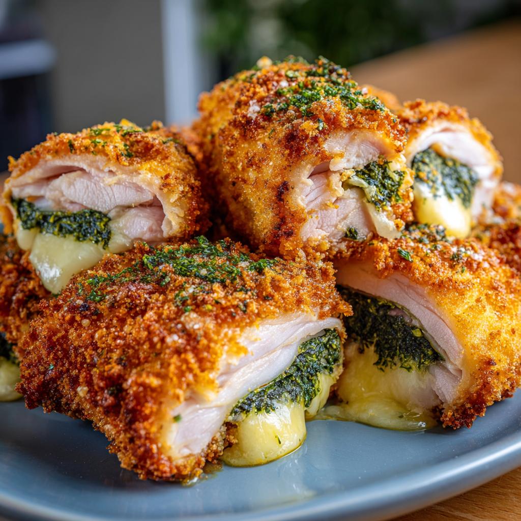 Bärlauch-Cordon Bleu - detail 1