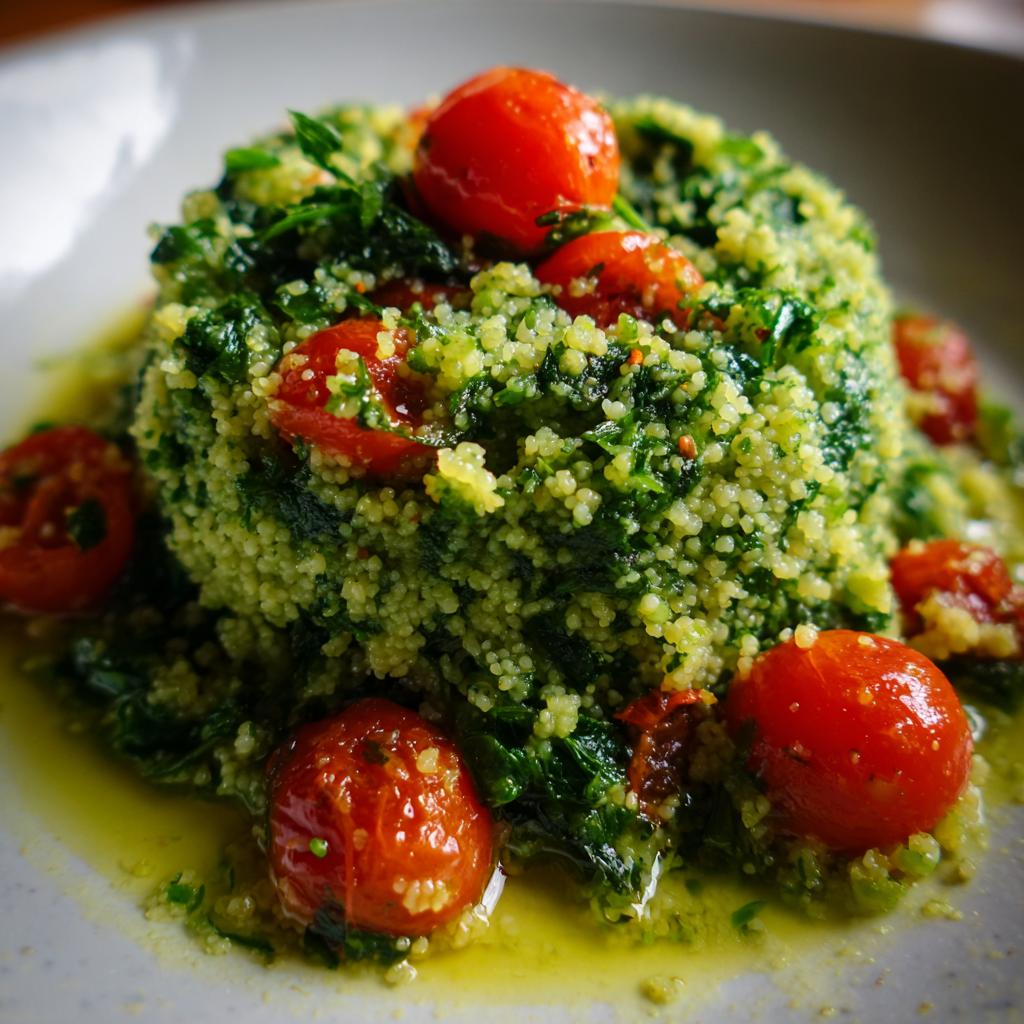 Bärlauch-Couscous - detail 1