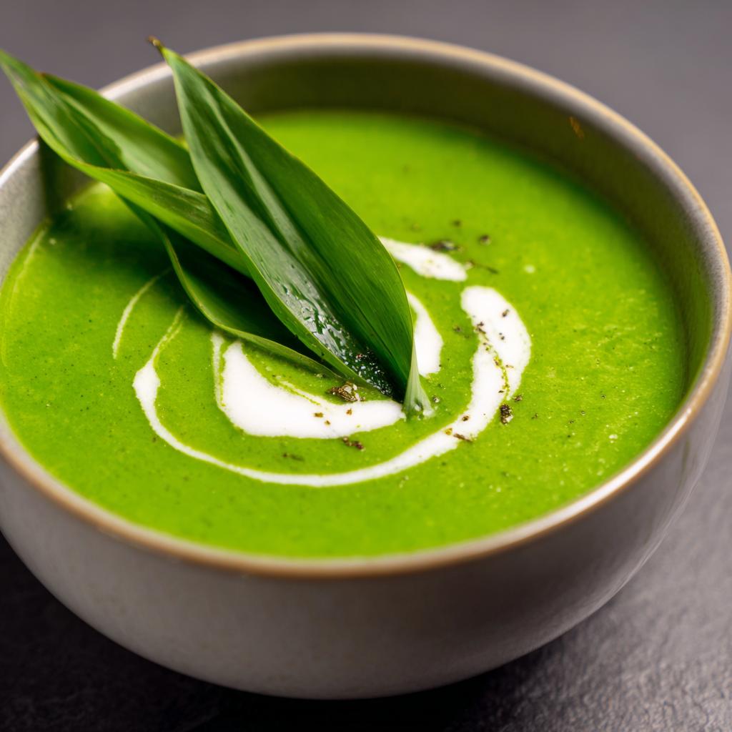 Bärlauch-Cremesuppe - detail 1