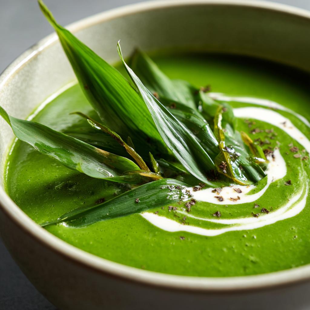 Bärlauch-Cremesuppe