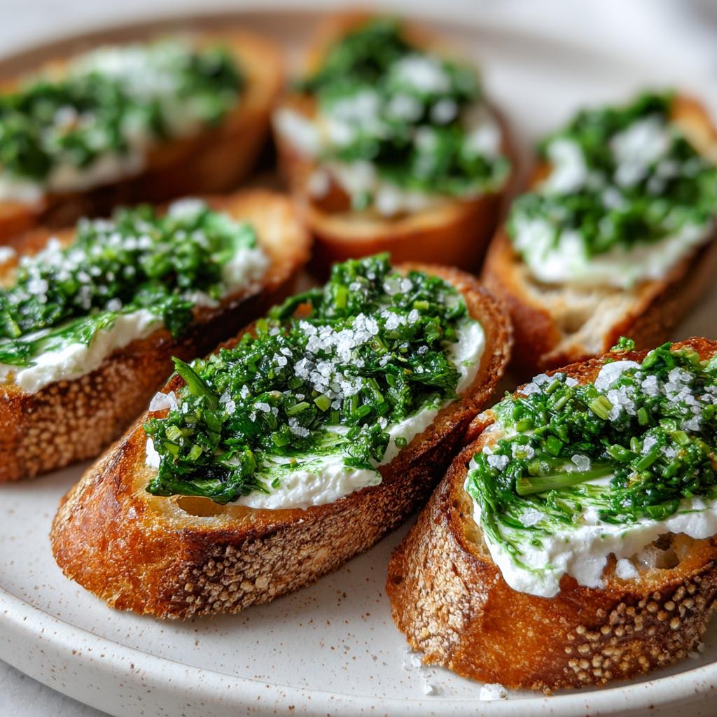 Bärlauch-Crostini - detail 1