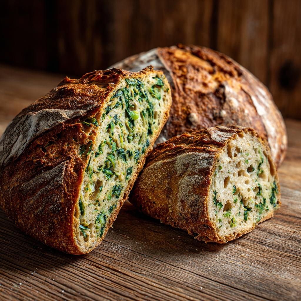 Bärlauch-Dinkelbrot