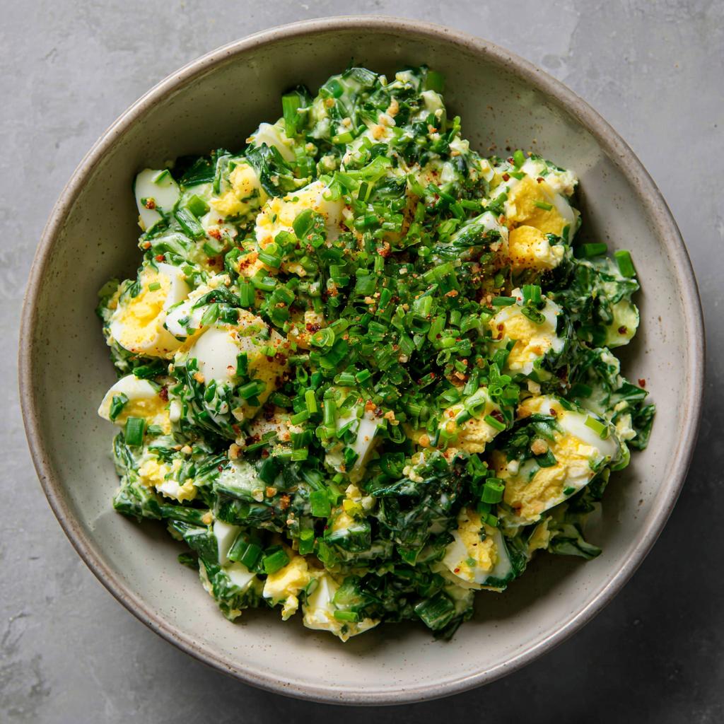 Bärlauch-Eiersalat mit Senf - detail 1