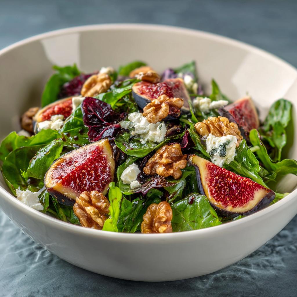 Bärlauch-Feigen-Salat - detail 1