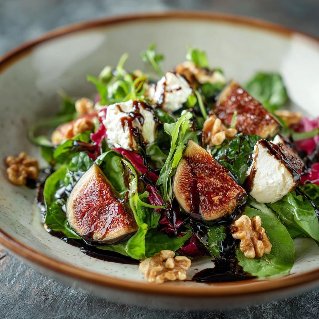 Bärlauch-Feigen-Salat