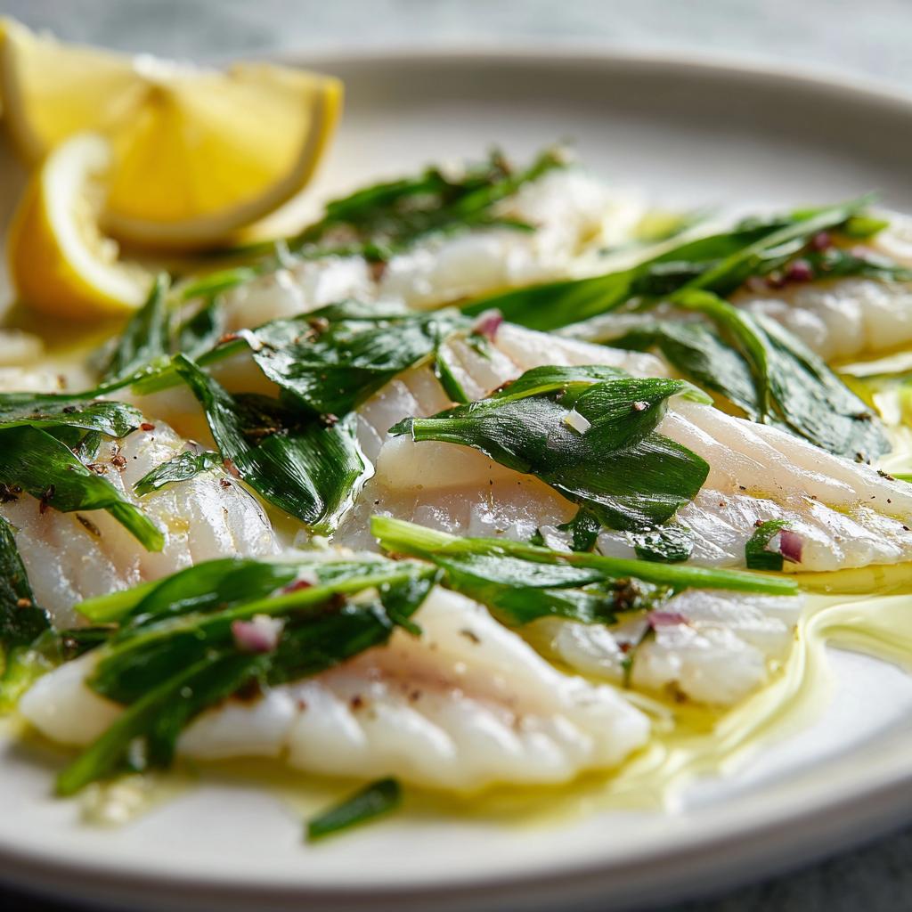 Bärlauch-Fischfilet
