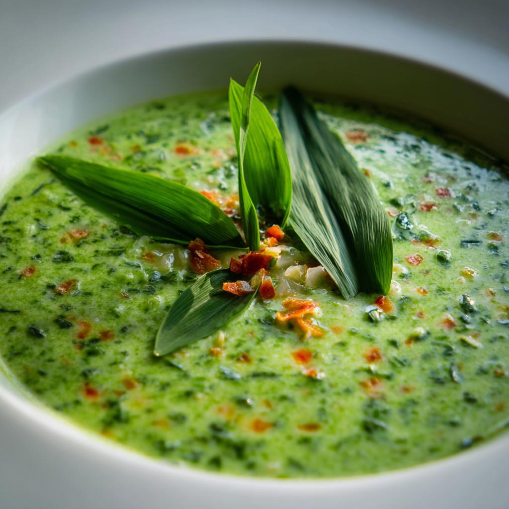 Bärlauch-Gemüsesuppe - detail 1