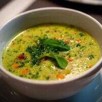 Bärlauch-Gemüsesuppe