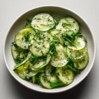 Bärlauch-Gurken-Dill-Salat