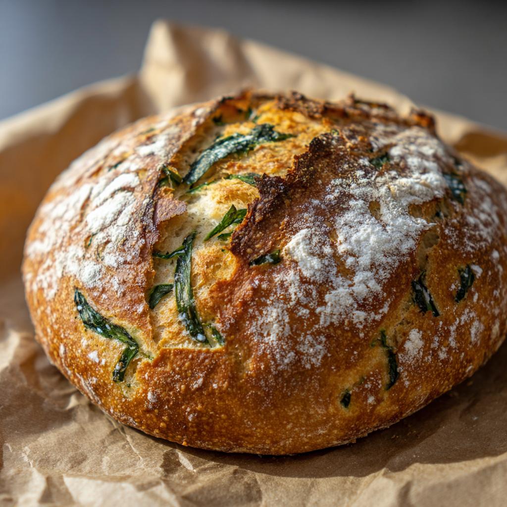 Bärlauch-Hefebrot - detail 1