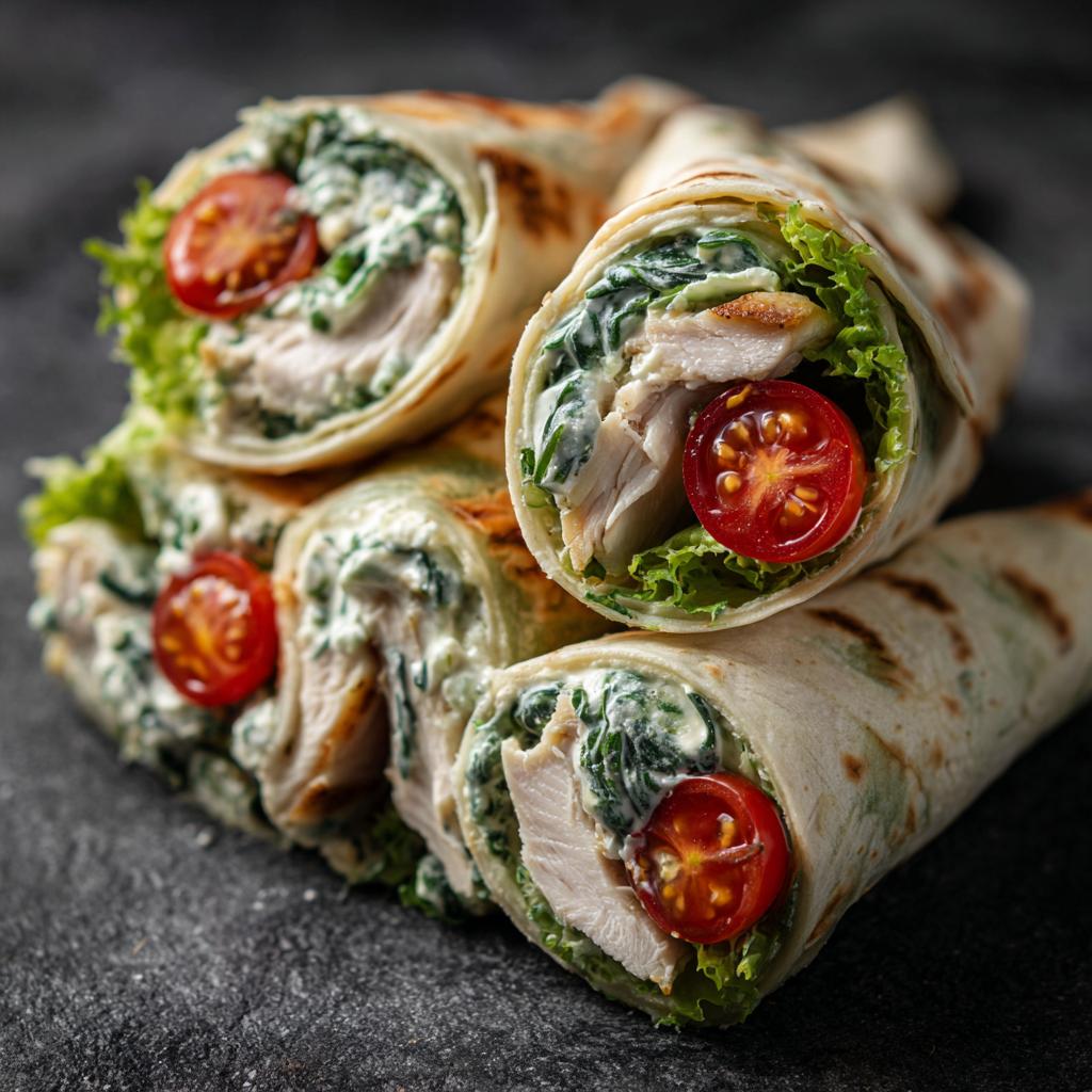 Bärlauch-Hähnchen-Wraps - detail 1