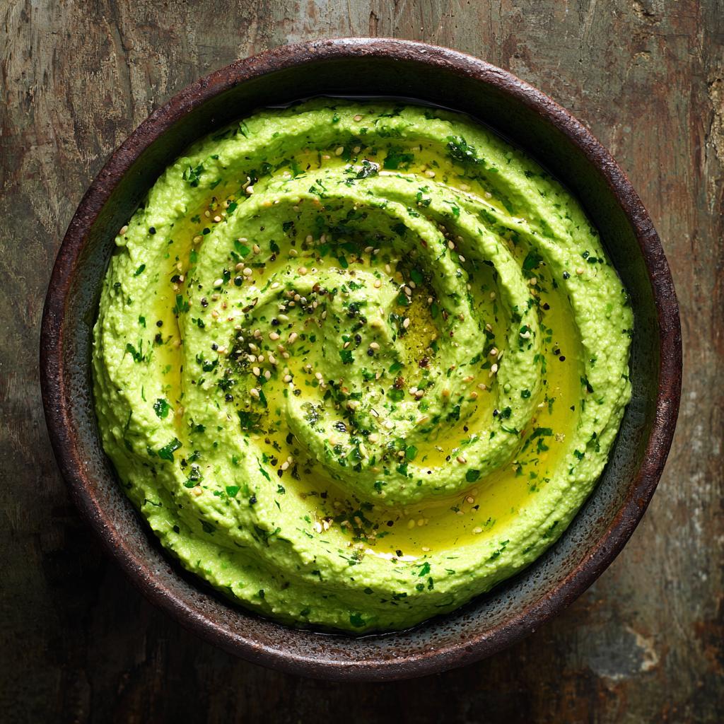 Bärlauch-Hummus - detail 1