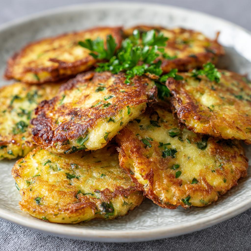 Bärlauch-Kartoffelbratlinge