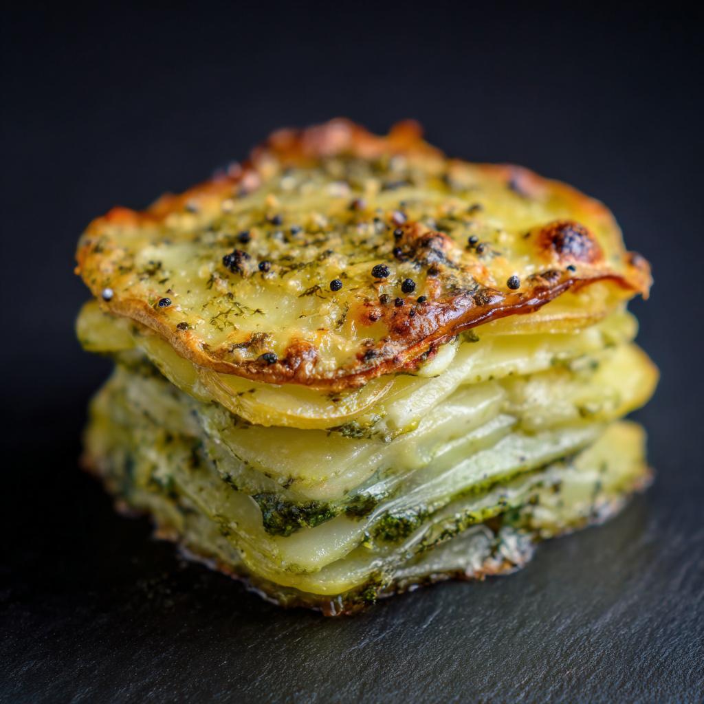Bärlauch-Kartoffelgratin