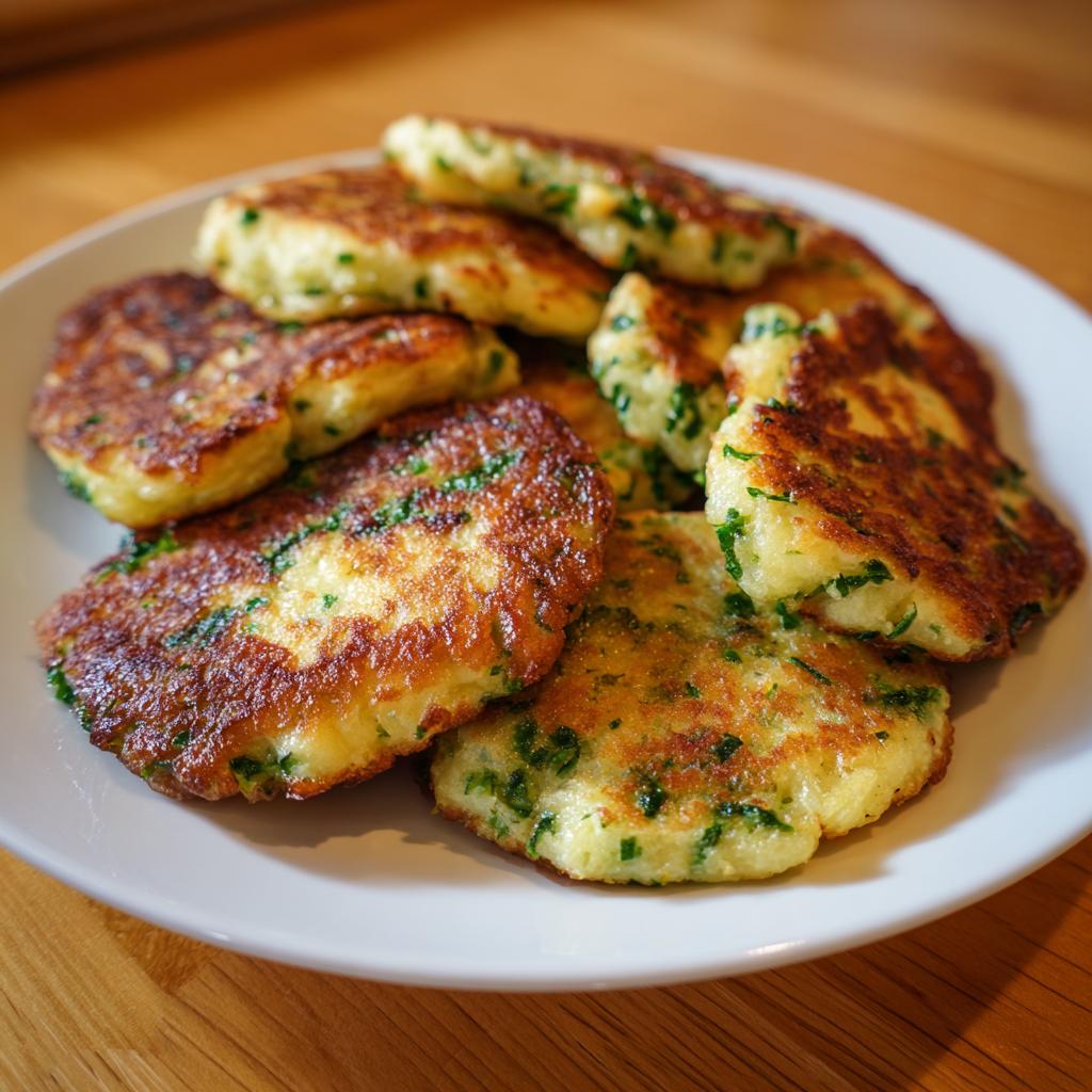 Bärlauch-Kartoffelpuffer - detail 1