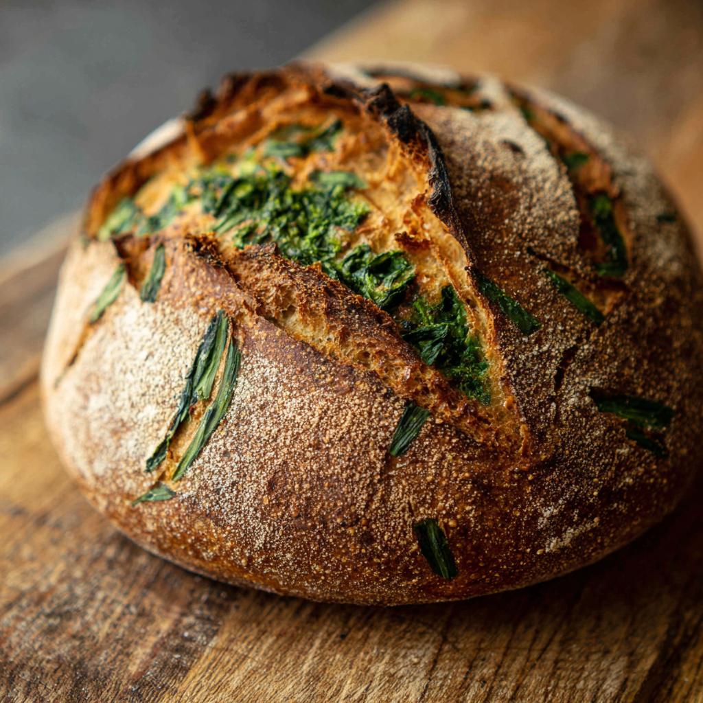 Bärlauch-Knoblauchbrot - detail 1