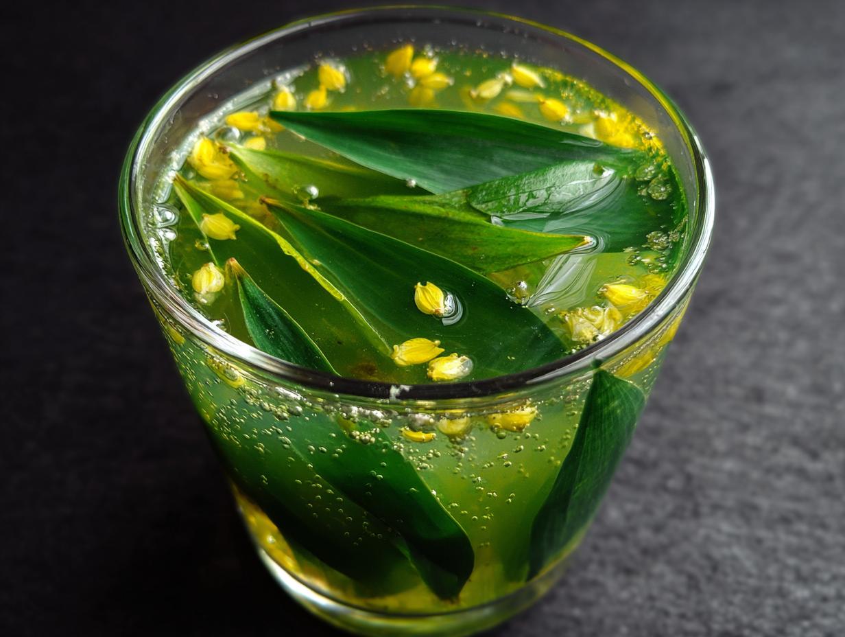Bärlauch-Limonade - detail 1