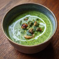 Bärlauch-Maronensuppe