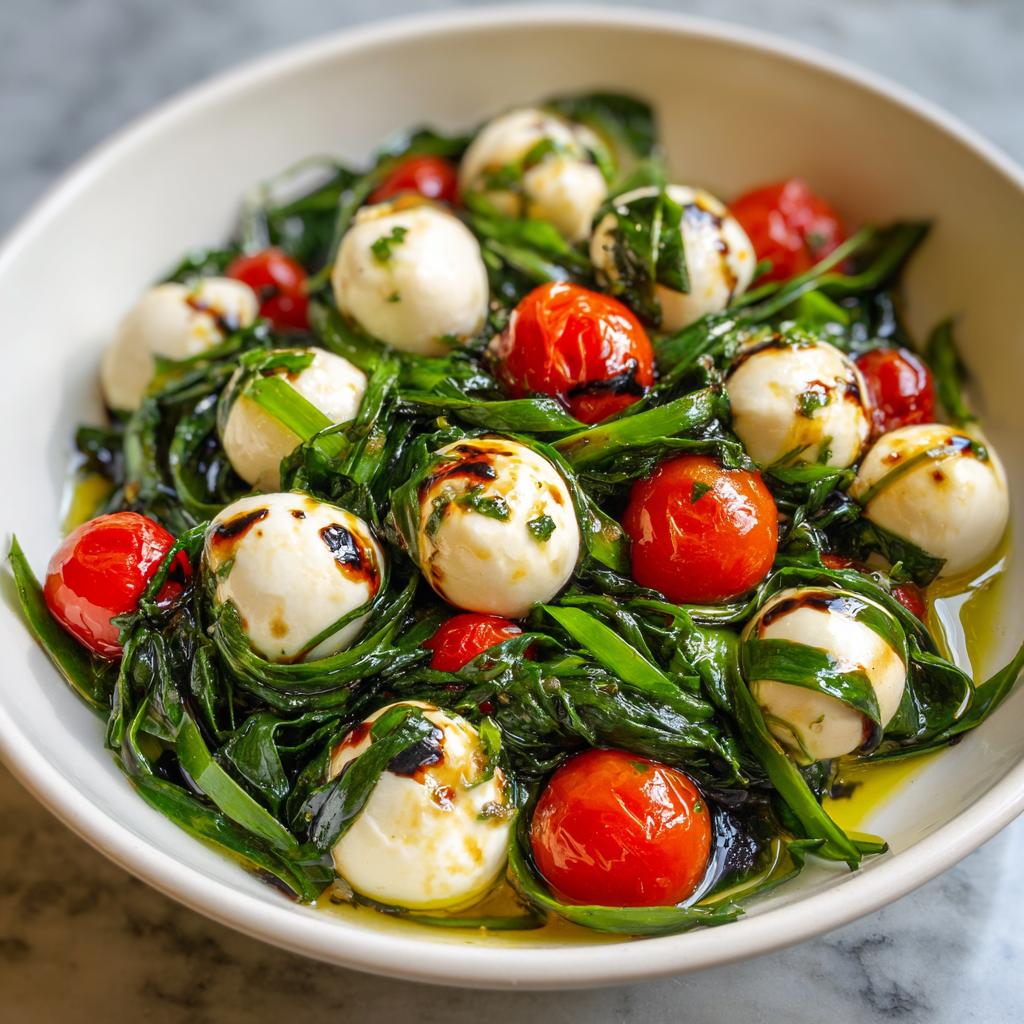 Bärlauch-Mozzarella-Salat - detail 1