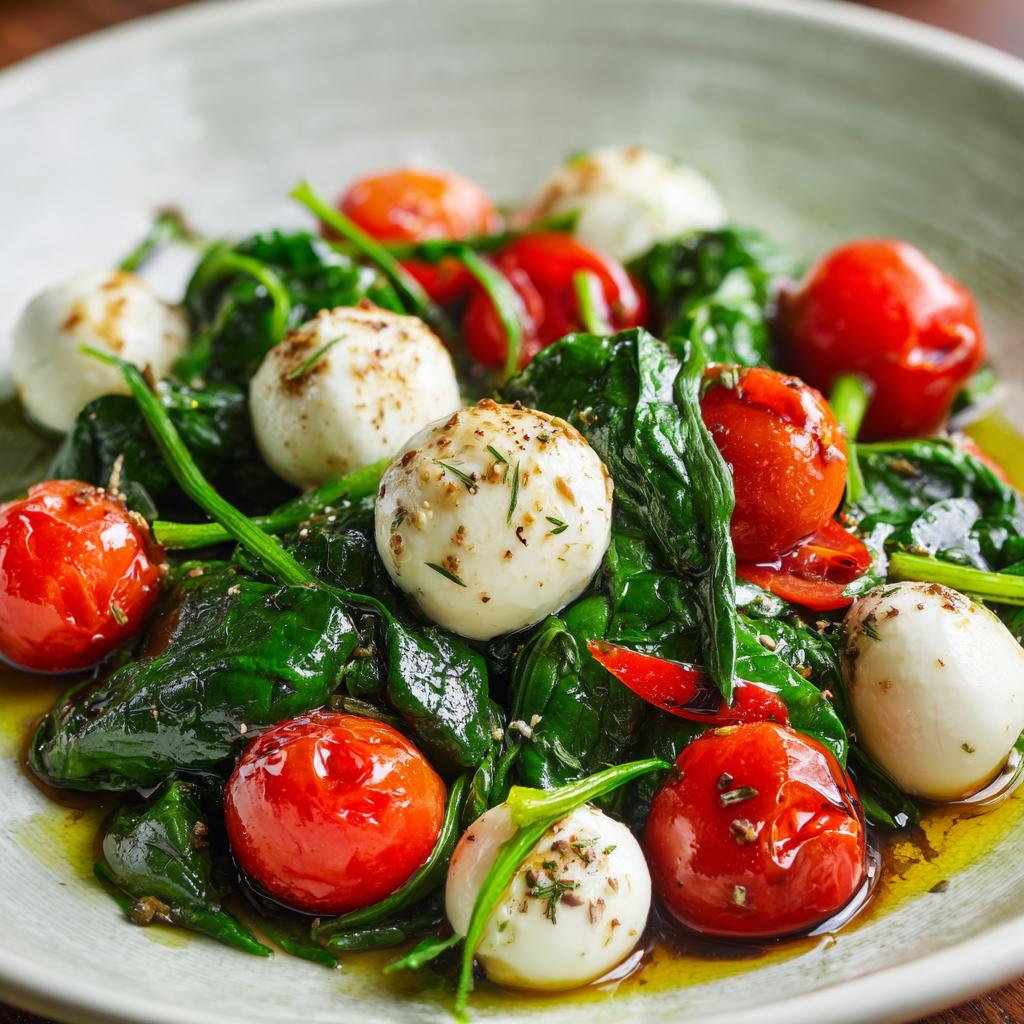 Bärlauch-Mozzarella-Salat