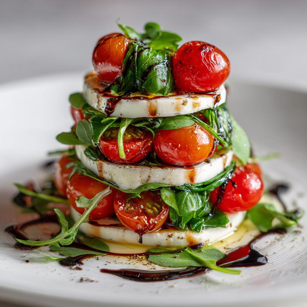 Bärlauch-Mozzarella-Türmchen