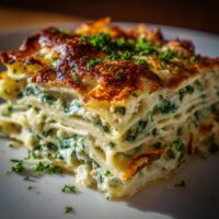 Bärlauch-Nudelauflauf