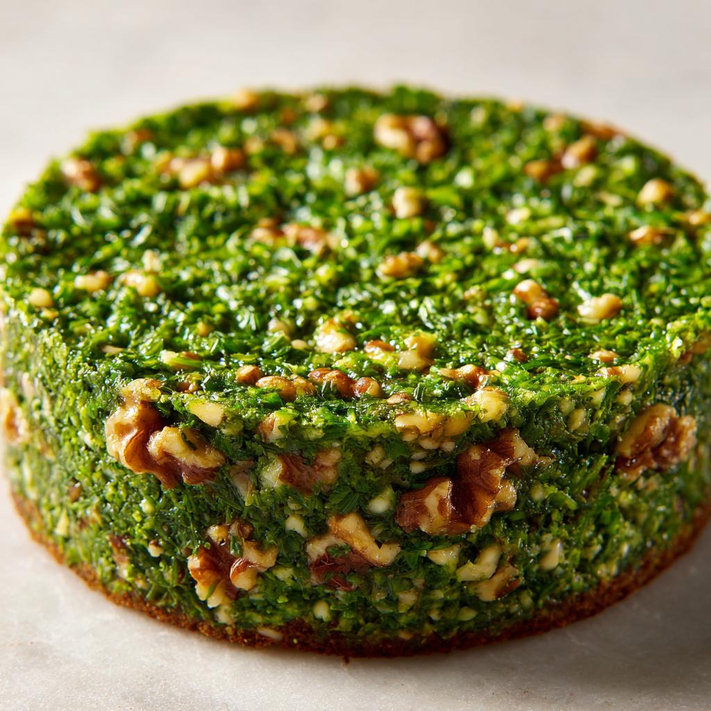 Bärlauch-Nusskuchen - detail 1
