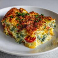 Bärlauch-Paprikaauflauf