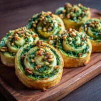 Bärlauch-Pesto-Schnecken