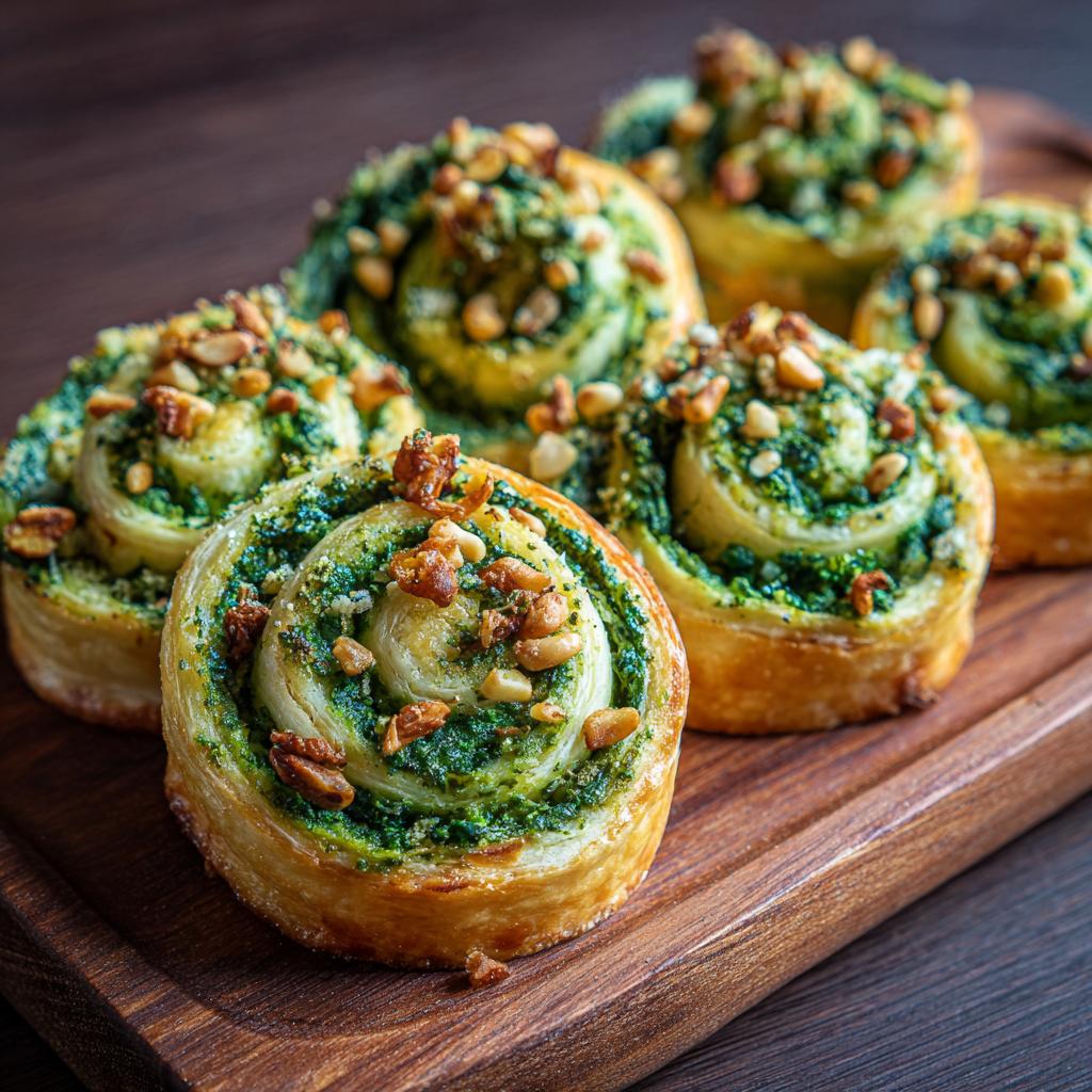 Bärlauch-Pesto-Schnecken
